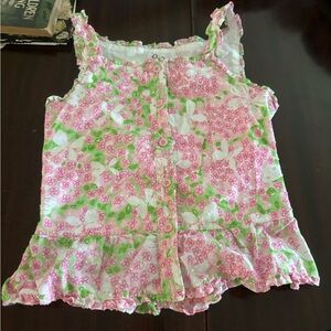 Pink and green Lilly Children’s top